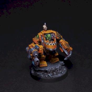 Ork nob in mega armour by AsyLum