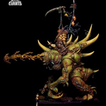 Bloab Nurgle Lord on Maggoth by slawek