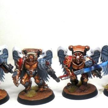 Blood Angels sanguinary guard by baddruck