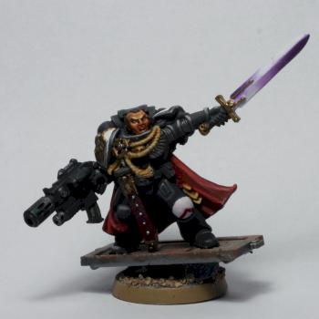 Black Templar Cap'tain by Tarkam