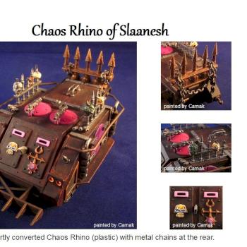 Chaos Rhino of Slaanesh by Carnak
