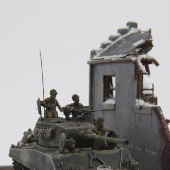 Sherman à Bastogne - 3 by Corbec
