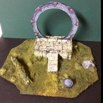 Stargate SG-1  gate and dial home device (DHD) for 25/28mm by Byteknight