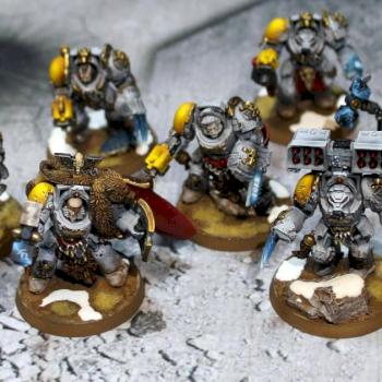 Space Wolves Wolf Guard terminators by Shweeble