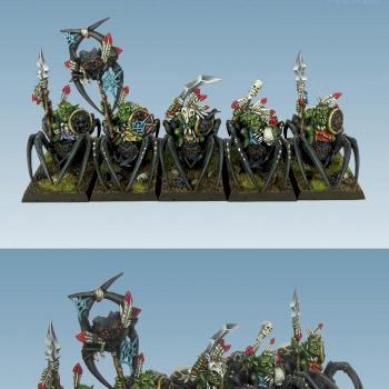 Goblins Spider Riders Command by aurelio
