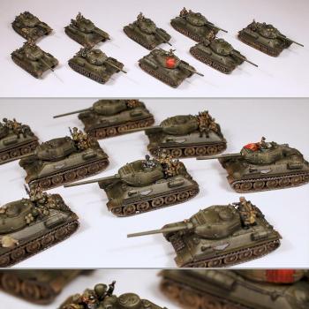 Flames of War Soviet Tank Company by stalkerminsky