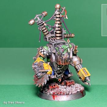 Big Mek in mega armour (with forcefield) 2 by Venoise