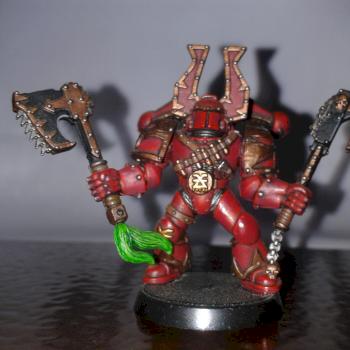khorne berserker by thefinnster