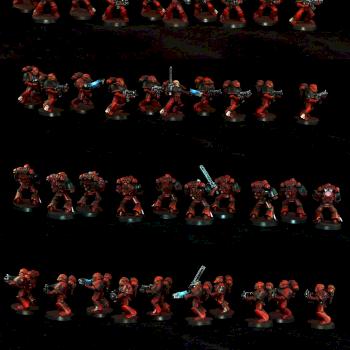 Warhammer Tactical Squad Blood Angels by DrD