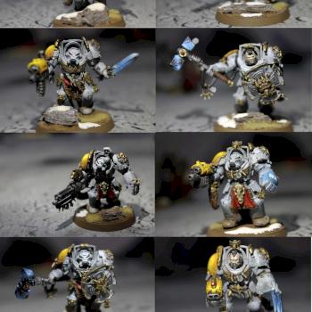 Space wolves Wolf Guard terminators by Shweeble