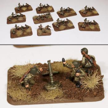 Flames of war Soviet Mortar Company by stalkerminsky