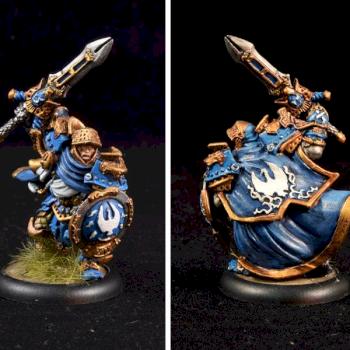 Cygnar Stormblade Captain by SpeccyAU