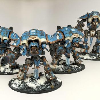Warhammer 40k Imperial Knight Army of House Feardraken by Daemonicon