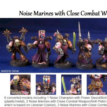 Noise Marines with Close Combat Weapons by Carnak