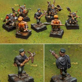Mordheim Dwarven warband by stalkerminsky