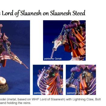 Lord of Chaos on Slaanesh Steed by Carnak