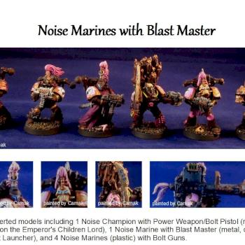Noise Marines with Blast Master by Carnak