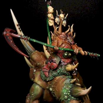 Morbidex Nurgle Lord on Maggoth by slawek