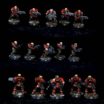 Space Marisnes Scouts Blood Angels by DrD