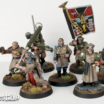 Cadian Imperial Guard Command Squad by Festablo