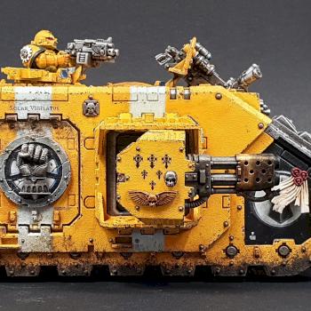 Imperial Fists Land Raider Crusder by imperial_tank_studio