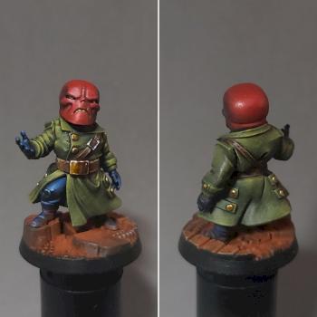 Redskull Chibi, Marvel United by JKB.miniatures