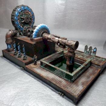 sector mechanicus haemotrope power station necromunda by thecat