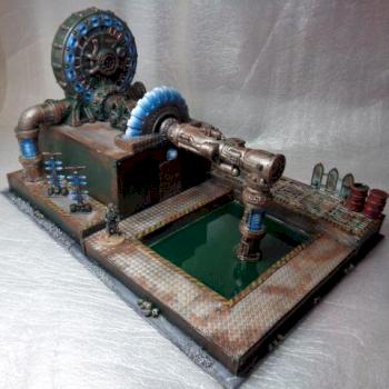 sector mechanicus haemotrope power station necromunda by thecat