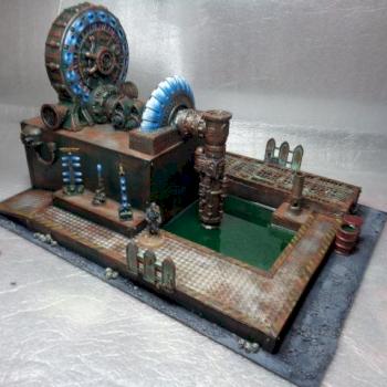 sector mechanicus haemotrope power station necromunda 40k by thecat