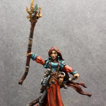 Reaper Female Sorceress with Wand by superbug983