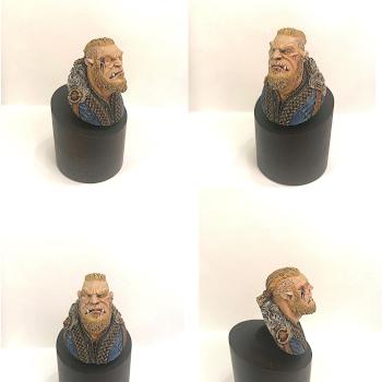 Bust Ragnok, Norse Orc Hero 1/12 bust miniature warhammer warcraft dnd by IreMoon