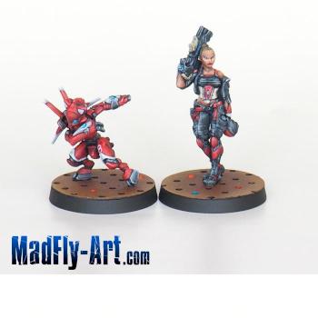 Carlota Kowalsky & Moriarty by MadFlyArtStudio