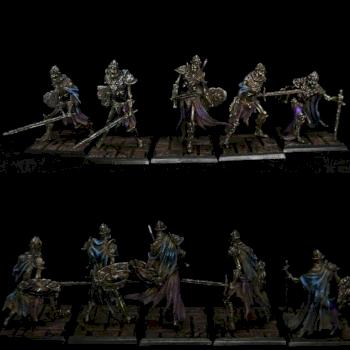 Limbo: Eternal War - Basic skeleton unit by Zorrofuego