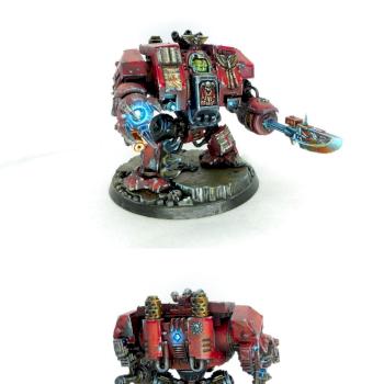 Bloodangels librarian on dreadnought by Zorrofuego
