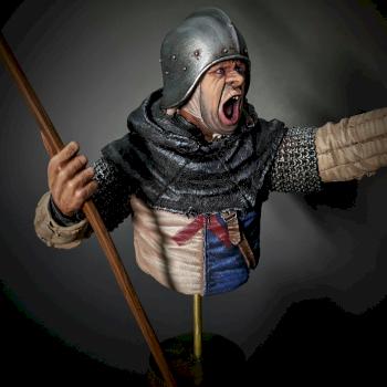 Burgundian billman, late 15th century by warp_machinarium