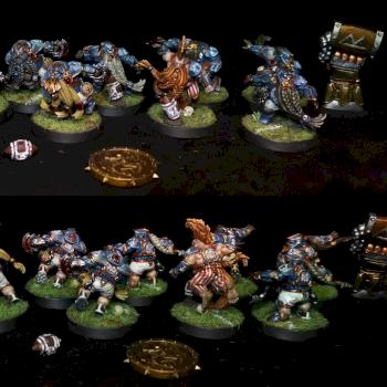 Blood Bowl Dwarf Giants by DrD