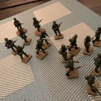 WWII German Infantry (on the workbench) by Coldstreamer