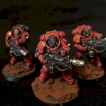 Blood Angels primaris eradicators by Soyg
