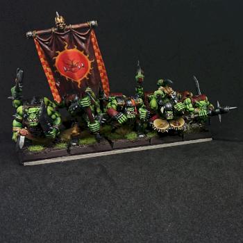 Warhammer Fantasy Ork Boys 2 Orks & Goblins by Bauer