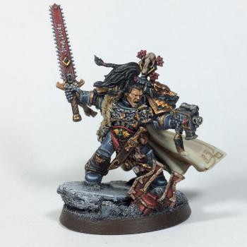 Ragnar Blackmane - Space Wolf, Wolf Lord by krakendoomcool