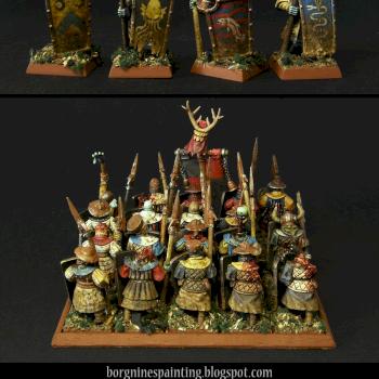 Undead Bretonnian Man-at-arms by Stanley
