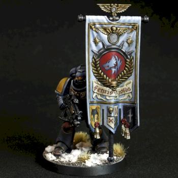 Primaris Ancient in a Space Wolf sort of way by Fentible