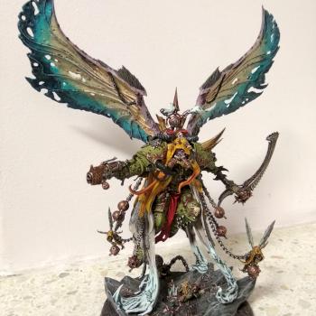 Mortarion, the King in Yellow by uzikus