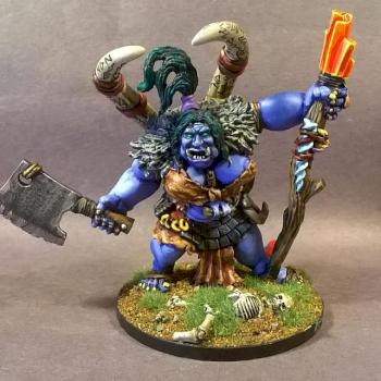 02933: Talanka, Ogre Shaman/ Mage 2 by mikecarrero