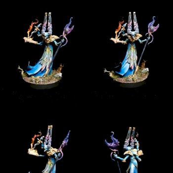 Warhammer Quest Tzeenth Sorcerer by vermin`
