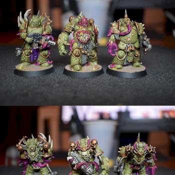 Death Guard Plague Marines Easy To Build  Kit by GAS