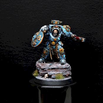 Space Wolves Arjac Rockfist by GobBoss