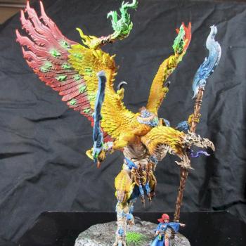 Tzeentch Lord of Change by DisturbingDenizens