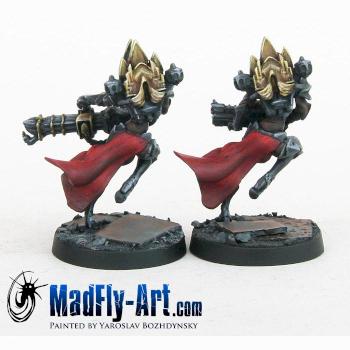 Sister Regular with Flame Thrower by MadFlyArtStudio