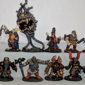 Reaper Eyebeast, Derro and Duergar by PanzerLagWagen
